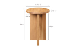 Sansa Wooden Accent Table