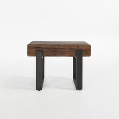Bruno Reclaimed Wood 30" End Table