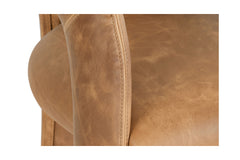 Lindsay Counter Stool Brown Leather
