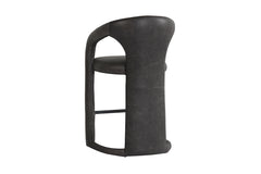 Lindsay Counter Stool Charcoal Leather