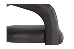 Lindsay Counter Stool Charcoal Leather