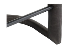 Lindsay Counter Stool Charcoal Leather