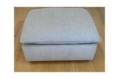 Olivia Ottoman in SILVER -23x30