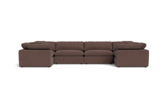 Westover 6pc Sectional Sofa :: Leg Finish: Espresso