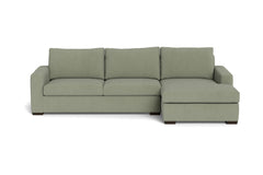 Maverick 2pc Sectional Sofa :: Leg Finish: Espresso / Configuration: RAF - Chaise on the Right