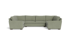 Maverick 5pc Sectional Sofa :: Leg Finish: Espresso