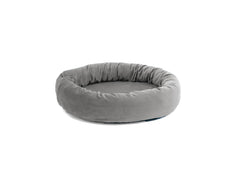 Memorypedic Pet Bed MEDIUM in GREY VELVET
