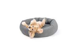 Memorypedic Pet Bed MEDIUM in GREY VELVET