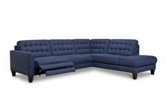 Toranado 2pc Sectional with Power Footrests in OASIS