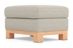 Logan Drive Ottoman :: Leg Finish: Natural / Size: 23x30