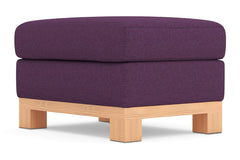 Logan Drive Ottoman :: Leg Finish: Natural / Size: 23x30