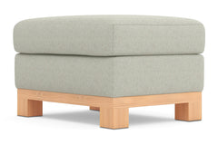 Logan Drive Ottoman :: Leg Finish: Natural / Size: 23x30