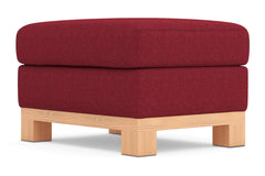 Logan Drive Ottoman :: Leg Finish: Natural / Size: 23x30