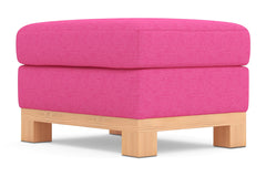 Logan Drive Ottoman :: Leg Finish: Natural / Size: 23x30
