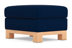 Logan Drive Ottoman :: Leg Finish: Natural / Size: 23x30