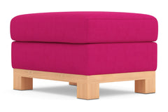 Logan Drive Ottoman :: Leg Finish: Natural / Size: 23x30