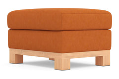 Logan Drive Ottoman :: Leg Finish: Natural / Size: 23x30
