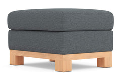Logan Drive Ottoman :: Leg Finish: Natural / Size: 23x30