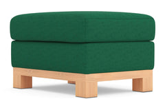 Logan Drive Ottoman :: Leg Finish: Natural / Size: 23x30