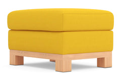 Logan Drive Ottoman :: Leg Finish: Natural / Size: 23x30