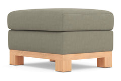 Logan Drive Ottoman :: Leg Finish: Natural / Size: 23x30