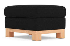 Logan Drive Ottoman :: Leg Finish: Natural / Size: 23x30