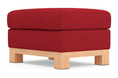 Logan Drive Ottoman :: Leg Finish: Natural / Size: 23x30