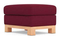 Logan Drive Ottoman :: Leg Finish: Natural / Size: 23x30