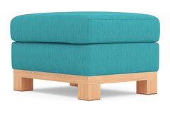 Logan Drive Ottoman :: Leg Finish: Natural / Size: 23x30