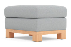 Logan Drive Ottoman :: Leg Finish: Natural / Size: 23x30