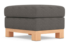 Logan Drive Ottoman :: Leg Finish: Natural / Size: 23x30