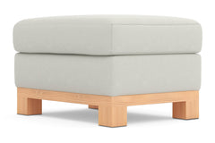 Logan Drive Ottoman :: Leg Finish: Natural / Size: 23x30