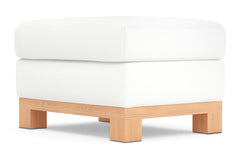 Logan Drive Ottoman :: Leg Finish: Natural / Size: 23x30