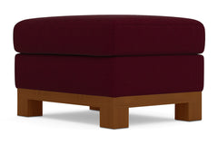 Logan Drive Ottoman :: Leg Finish: Pecan / Size: 23x30