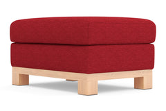 Logan Drive Ottoman :: Leg Finish: Natural / Size: 25x35