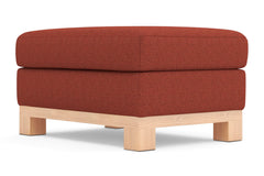 Logan Drive Ottoman :: Leg Finish: Natural / Size: 25x35