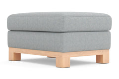 Logan Drive Ottoman :: Leg Finish: Natural / Size: 25x35