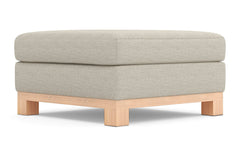 Logan Drive Ottoman :: Leg Finish: Natural / Size: 35x35