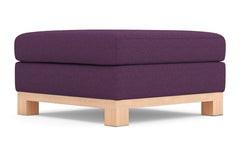 Logan Drive Ottoman :: Leg Finish: Natural / Size: 35x35