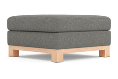 Logan Drive Ottoman :: Leg Finish: Natural / Size: 35x35