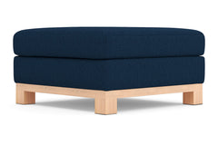 Logan Drive Ottoman :: Leg Finish: Natural / Size: 35x35