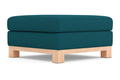 Logan Drive Ottoman :: Leg Finish: Natural / Size: 35x35