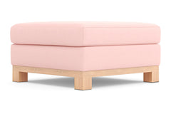 Logan Drive Ottoman :: Leg Finish: Natural / Size: 35x35