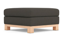 Logan Drive Ottoman :: Leg Finish: Natural / Size: 35x35