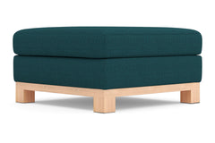 Logan Drive Ottoman :: Leg Finish: Natural / Size: 35x35