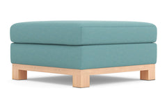Logan Drive Ottoman :: Leg Finish: Natural / Size: 35x35