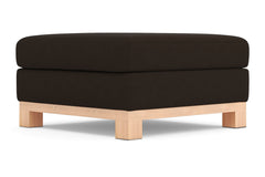 Logan Drive Ottoman :: Leg Finish: Natural / Size: 35x35