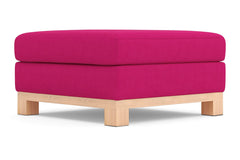 Logan Drive Ottoman :: Leg Finish: Natural / Size: 35x35