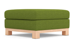 Logan Drive Ottoman :: Leg Finish: Natural / Size: 35x35