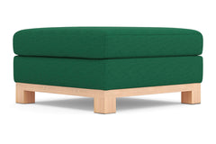 Logan Drive Ottoman :: Leg Finish: Natural / Size: 35x35